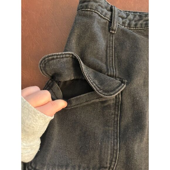 Shein Black Cargo Skirt with Pockets Size XL - Picture 3 of 5
